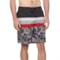 Eddie Bauer Stripe E-Board Swim Trunks - UPF 50, 8” in Black