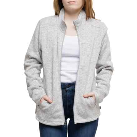 Eddie Bauer Sweater Fleece Jacket - Full Zip in Gray