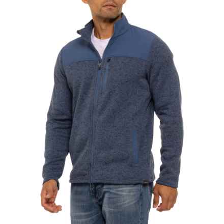 Eddie Bauer Sycamore Full-Zip Knit Sweater Jacket in Dark Denim