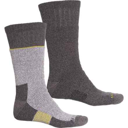 Eddie Bauer Thermal Cotton Socks - 2-Pack, Crew (For Men) in Black Assorted