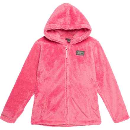 Eddie Bauer Toddler Girls High Pile Sherpa Jacket in Aurora Pink