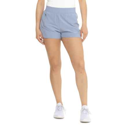 Eddie Bauer Trail Run Shorts - Built-in Liner Shorts in Tempest