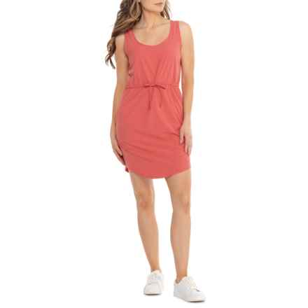 Eddie Bauer Transit 2.0 Dress - UPF 50+, Sleeveless in Raspberry