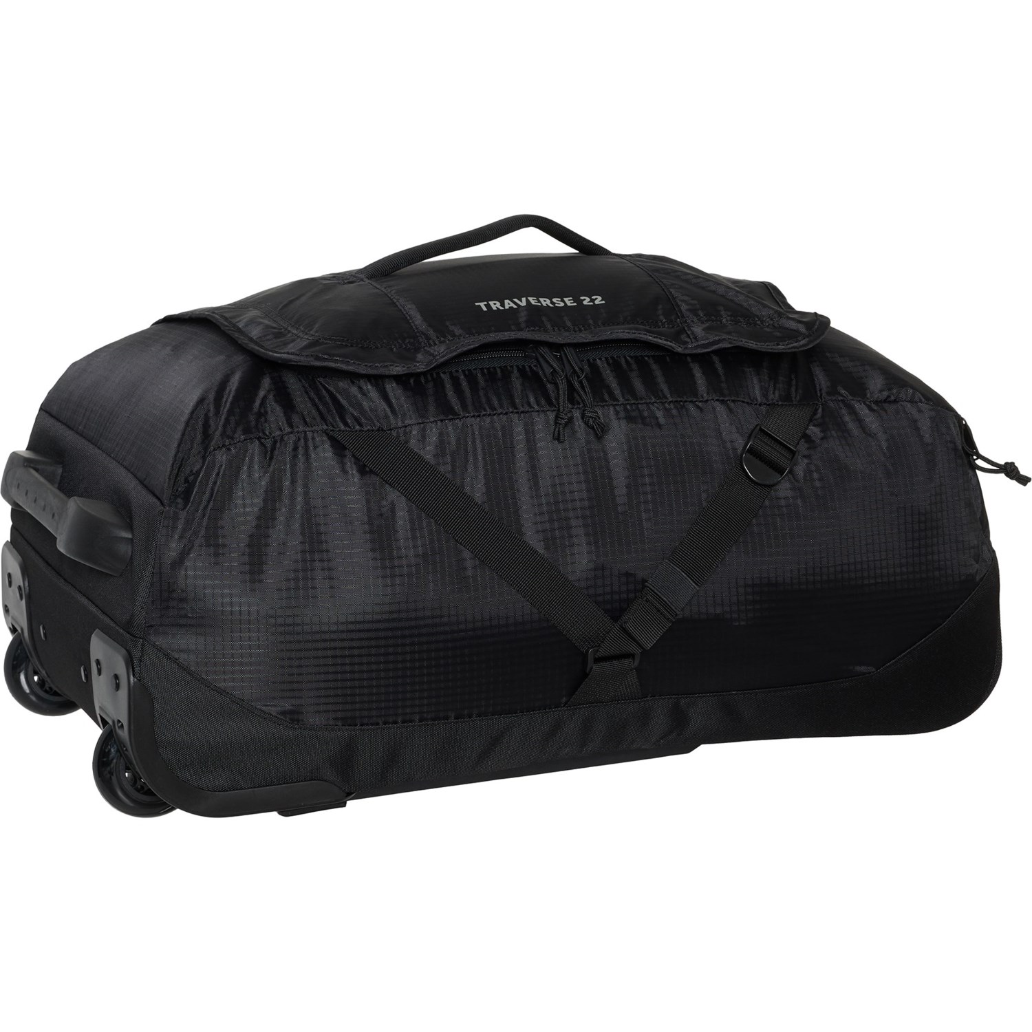 Eddie Bauer Traverse 22 L Rolling Duffel Bag - Black - Save 41% Eddie Bauer Traverse 22 L Rolling Duffel Bag - Black - Save 41%