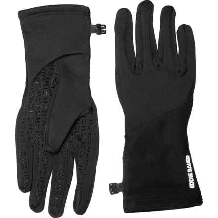 Eddie Bauer Trek Liner Gloves - Touchscreen Compatible in Black