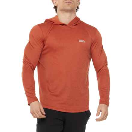 Eddie Bauer Tremont Thermal Hooded Shirt - Long Sleeve in Heather Bruschetta