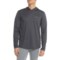 Eddie Bauer Tremont Thermal Hooded Shirt - Long Sleeve in Heather Charcoal