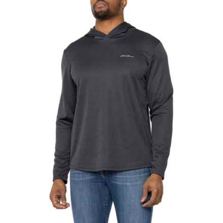 Eddie Bauer Tremont Thermal Hooded Shirt - Long Sleeve in Heather Iron Gate