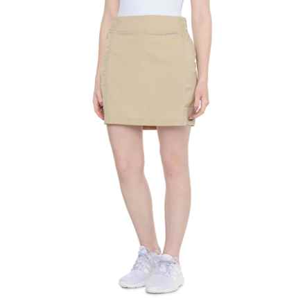 Eddie Bauer Twin River Stripe Woven Skirt in Safari