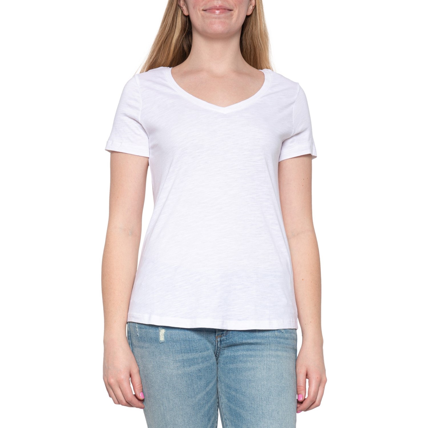 Eddie Bauer VNeck TShirt (For Women) Save 44