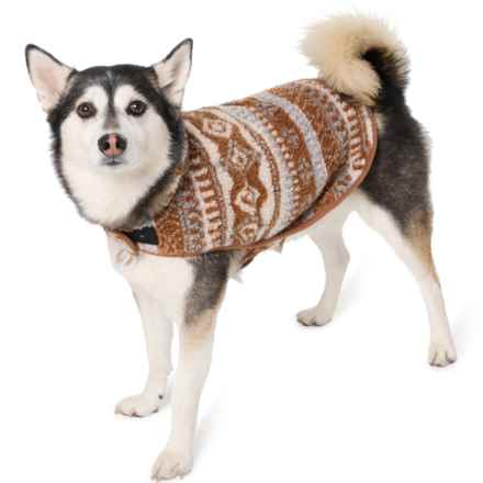 Eddie Bauer Wasco Sherpa Dog Vest - Reversible in Western Pattern