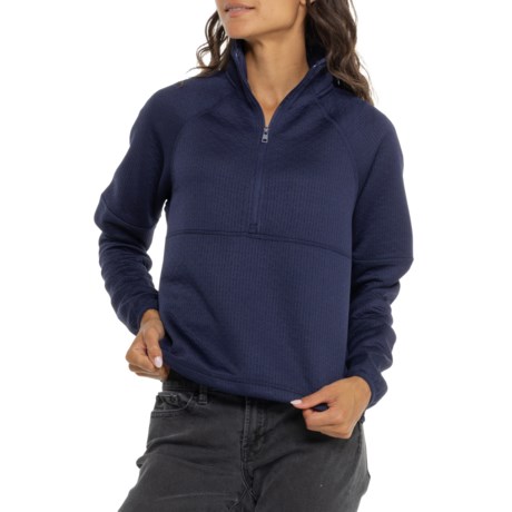 (取寄) エディーバウアー シャツ - ジップ ネック Eddie Bauer Windflower Shirt - Zip Neck  Maritime Blue Eddie Bauer Windflower Shirt - Zip Neck - Save 50%