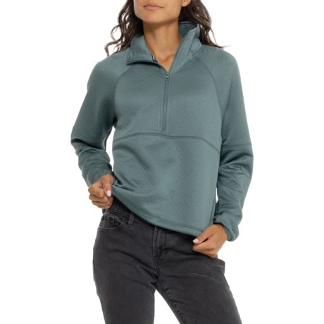 Eddie Bauer Windflower Shirt - Zip Neck - Save 50%