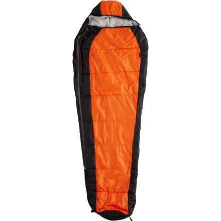 Edgewood 30°F Degree Double-Layer Insulated Sleeping Bag - Mummy in Black/Orange