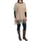 9856C_3 Eight Eight Eight Fringed Poncho Sweater (For Women)