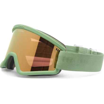 Electric Hex Ski Goggles (For Men) in Matte Moss/Gold Chrome