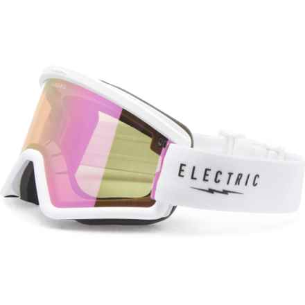 Electric Hex Snow Sport Goggles (For Men) in Matte White/Pink Chrome