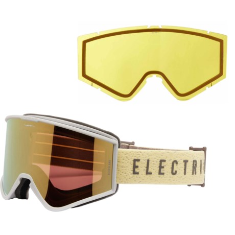 Electric Kleveland Ski Goggles - Extra Lens (For Men) in Gold Chrome