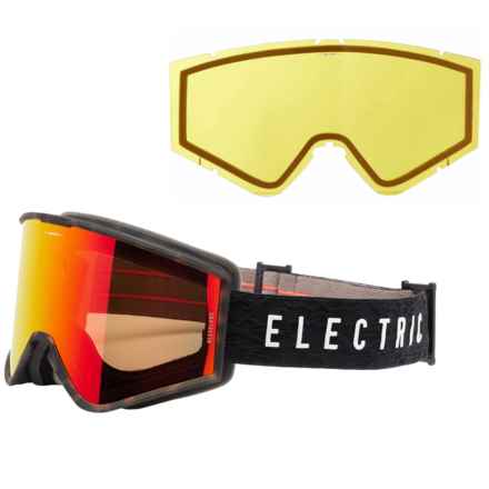 Electric Kleveland Ski Goggles - Extra Lens (For Men) in Red Chrome