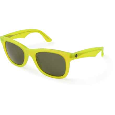Electric Made in Italy Detroit XL Sunglasses (For Men and Women) in Matte Tans Lime/Grey
