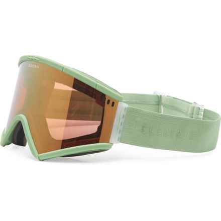 Electric Roteck Ski Goggles (For Men) in Matte Moss/Auburn Gold
