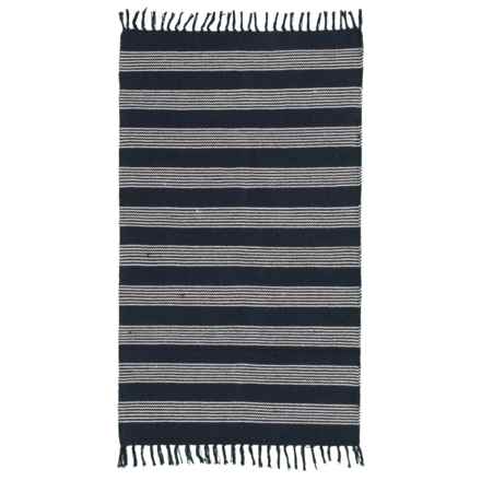 Accent Rugs Average Savings Of 43 At Sierra Trading Post Element Stripe Cotton Accent Rug 3x5 In Black Natural Closeouts