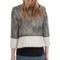 8819R_2 Elie Tahari Paulina Color-Block Tweed Jacket - 3/4 Sleeve (For Women)