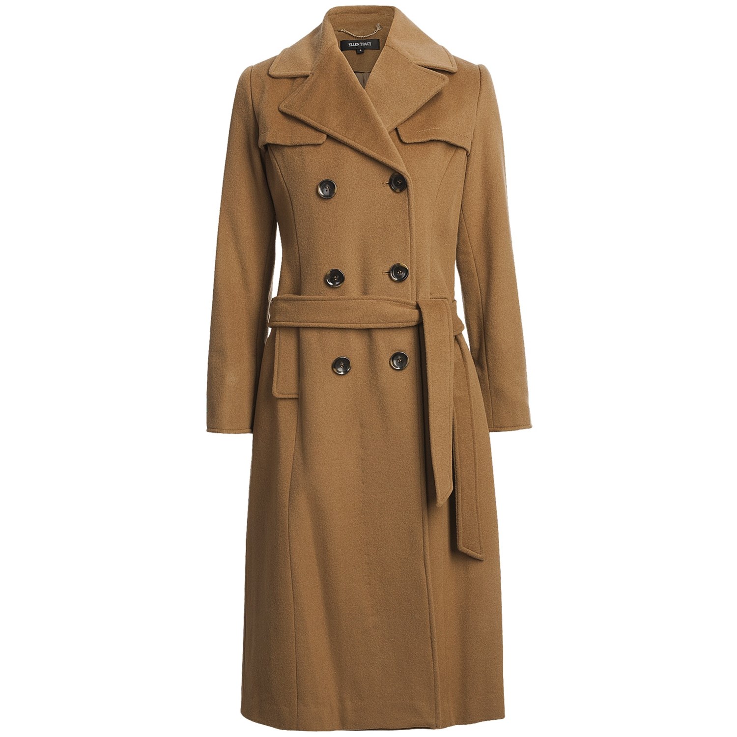 Ellen Tracy Outerwear Long Trench Coat - Wool Blend (For Women) - Save 56%