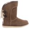 122AY_4 EMU Australia Charlotte Lace Boots -Waterproof, Suede (For Women)