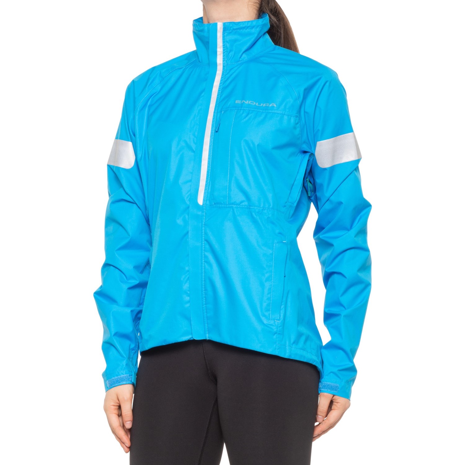 pink waterproof cycling jacket