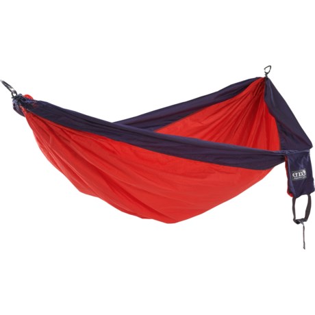 (取寄) エノ シングルネスト ハンモック - レッド-ネイビー ENO SingleNest Hammock - 9'4”x4'7”, Red-Navy  Red/Navy ENO SingleNest Hammock - 9'4”x4'7” - Save 50%