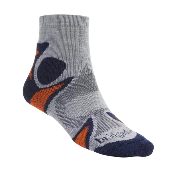 Bridgedale X Hale Trailhead Socks (For Men and Women)   GY/NY/ORG (S )
