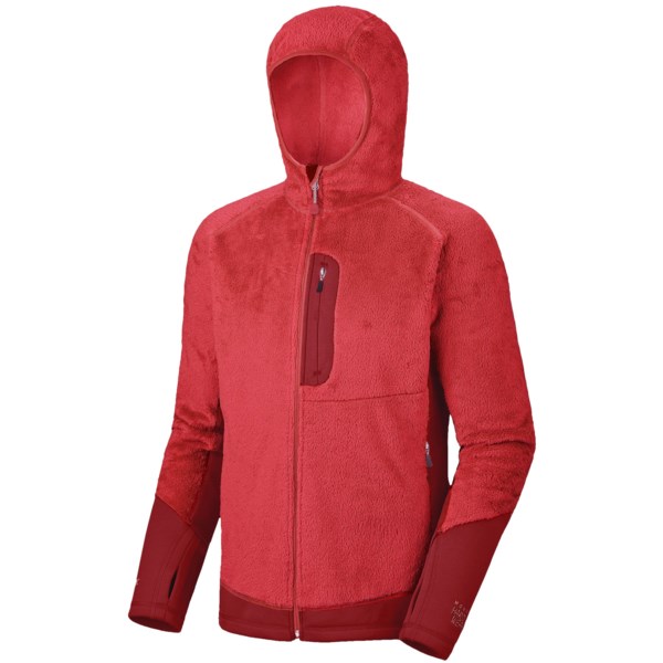 Mountain Hardwear Monkey Man Lite Jacket   Polartec(R) Thermal Pro(R) (For Men)   RED/THUNDERBIRD RED (XL )