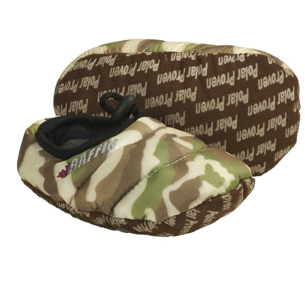 Baffin Cush Slippers   Insulated (For Kids and Youth)   BROWN CAMO (YM )