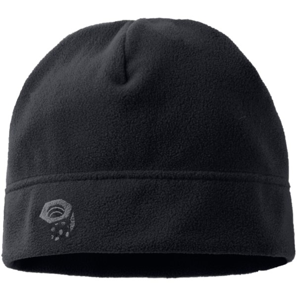 Mountain Hardwear Micro Dome Beanie Hat   Fleece (For Men)   BLACK (REGULAR )