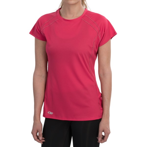 Outdoor Research Echo Graphic T Shirt   UPF 15  Short Sleeve (For Women)   TIGERLILY (M )
