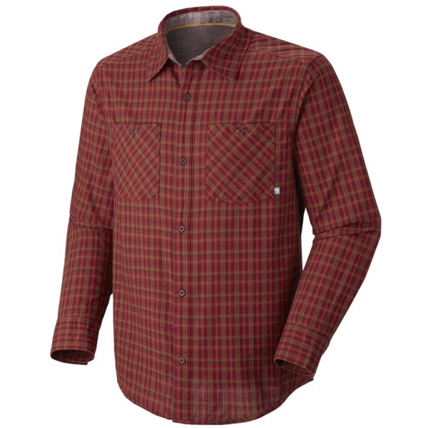Mountain Hardwear McHenry Plaid Shirt   Long Sleeve (For Men)   TITANIUM (XL )