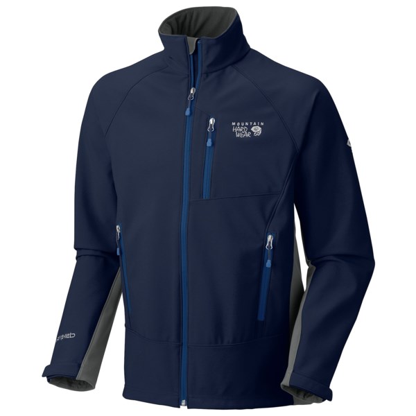 Mountain Hardwear G50 Soft Shell Jacket (For Men)   AUTUMN ORANGE/SHARK (XL )