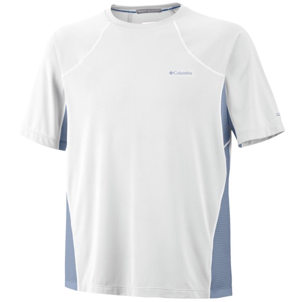 Columbia Sportswear Base Layer Insect Blocker(R) Shirt   Short Sleeve (For Men)   BEACON (M )