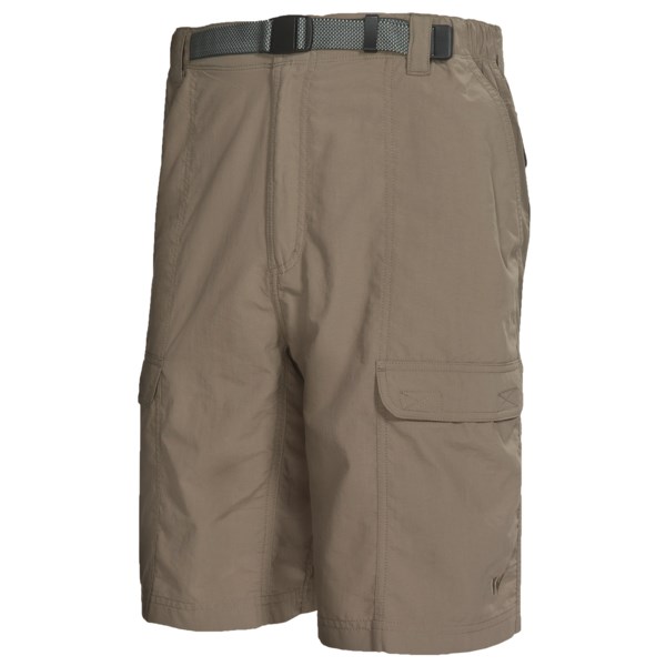 White Sierra Safari Shorts   UPF 30 (For Men)   CIG CIGAR (XL )