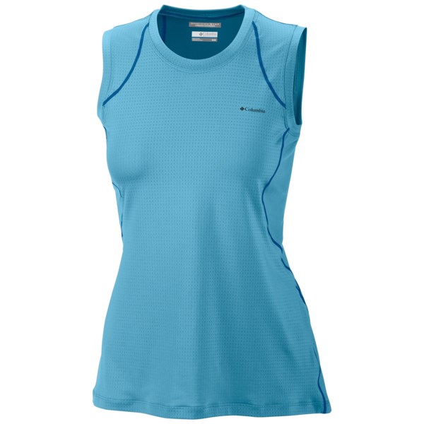 Columbia Sportswear Quickest Wick Base Layer Top   Sleeveless (For Women)   RIPTIDE (L )