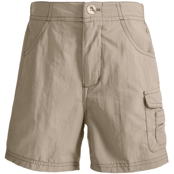 White Sierra River Shorts – UPF 30 (For Girls)