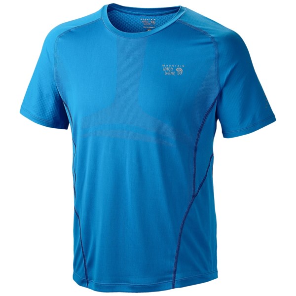 Mountain Hardwear Way2Cool T Shirt   Short Sleeve (For Men)   STATE ORANGE (XL )