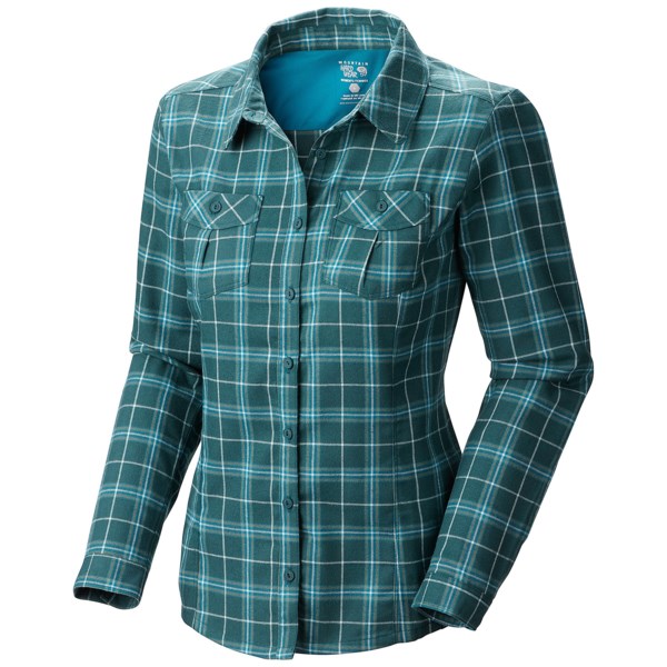 Mountain Hardwear Trekkin Flannel Shirt   Long Sleeve (For Women)   SHERWOOD (8 )