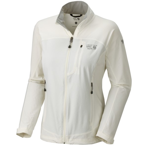 Mountain Hardwear Onata Soft Shell Jacket (For Women)   SEA SALT (M )