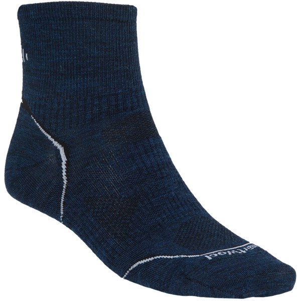 SmartWool PhD Multisport Mini Socks   Merino Wool (For Men)   NAVY (L )