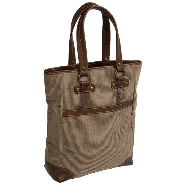 AmeriBag(R) Browning Bozeman Corduroy Tote Bag (For Women)   BROWN ( )