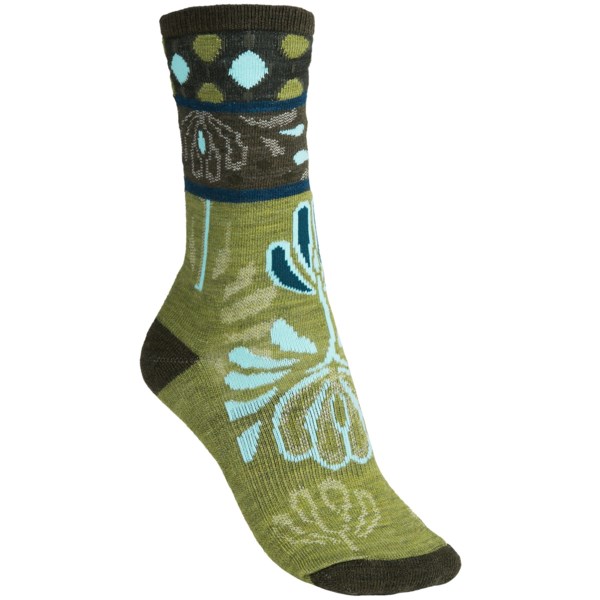 SmartWool Reflections Flower Socks   Merino Wool (For Women)   IMPERIAL PURPLE HEATHER (L )