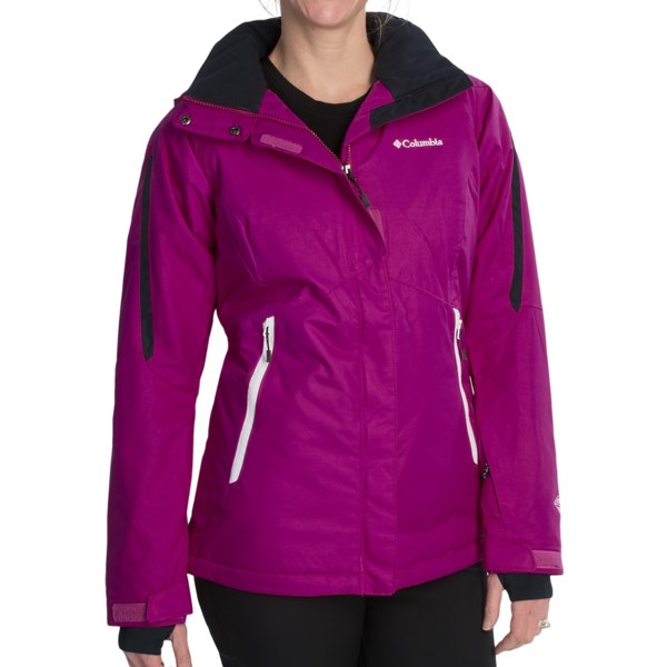 Columbia Sportswear Bugaboo Omni Tech(R) Jacket   Waterproof  Insulated (For Women)   DEEP BLUSH (S )