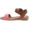 132AT_5 Eric Michael Amanda Sandals - Leather-Suede (For Women)